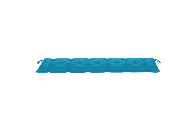 hynde til havebænk 180x50x7 cm stof blå - Blå - Havemøbler - Hynder - Hynder til bænk & havesofa