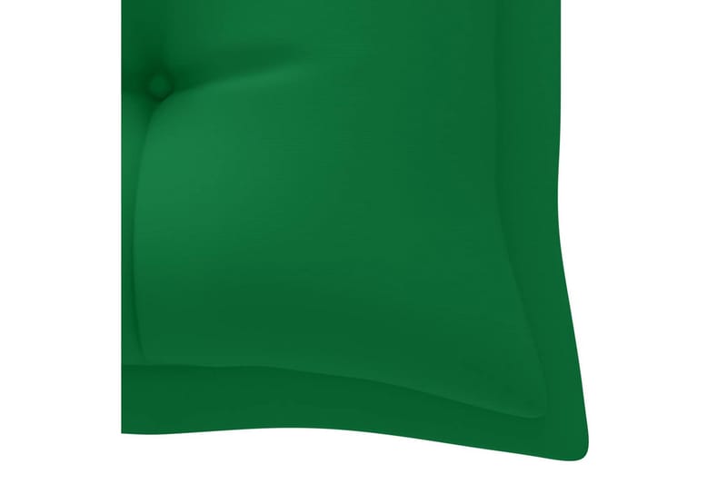 Hynde til havebænk 180x50x7 cm stof grøn - Grøn - Hynder til bænk & havesofa