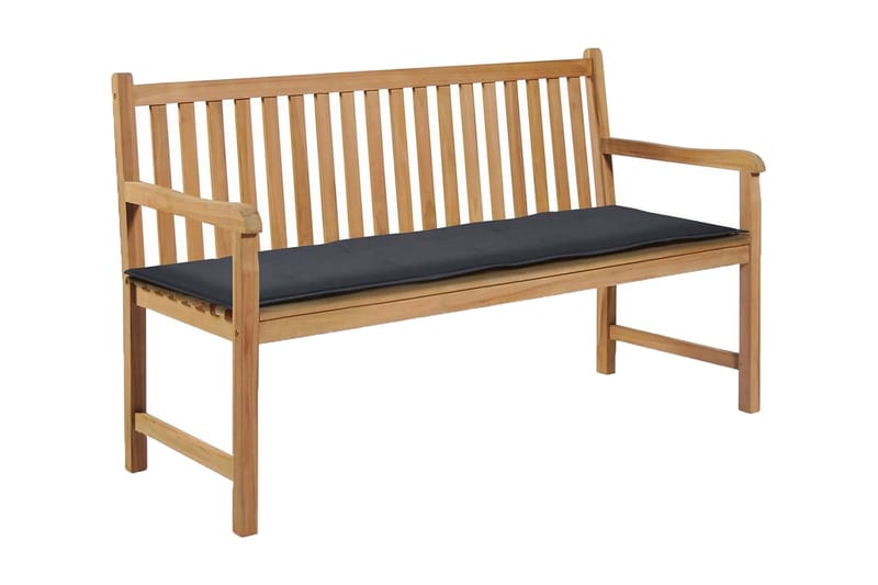 Hynde Til Havebænk Antracitgrå 150 X 50 X 3 Cm - Grøn - Havemøbler - Hynder - Hynder til bænk & havesofa