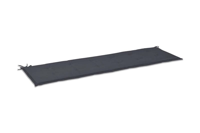 Hynde Til Havebænk Antracitgrå 180 X 50 X 3 Cm - Grå - Havemøbler - Hynder - Hynder til bænk & havesofa