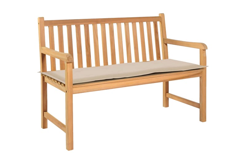 Hynde Til Havebænk Cremefarvet 120 X 50 X 3 Cm - Creme - Havemøbler - Hynder - Hynder til bænk & havesofa