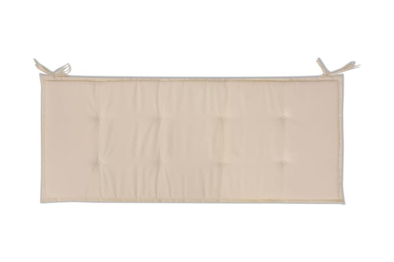 Hynde Til Havebænk Cremefarvet 120 X 50 X 3 Cm - Creme - Havemøbler - Hynder - Hynder til bænk & havesofa