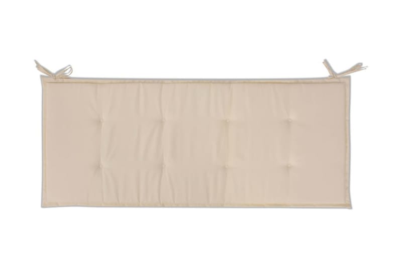 Hynde Til Havebænk Cremefarvet 120 X 50 X 3 Cm - Creme - Hynder til bænk & havesofa