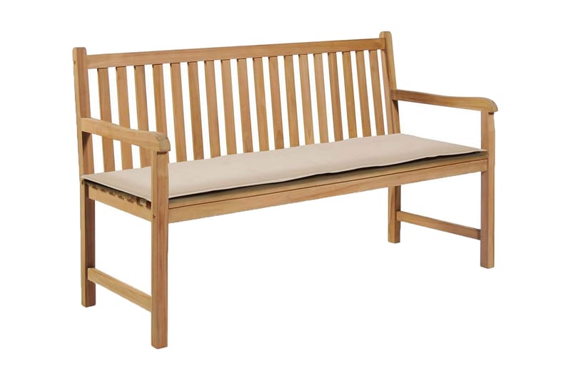 Hynde Til Havebænk Cremefarvet 150 X 50 X 3 Cm - Creme - Havemøbler - Hynder - Hynder til bænk & havesofa