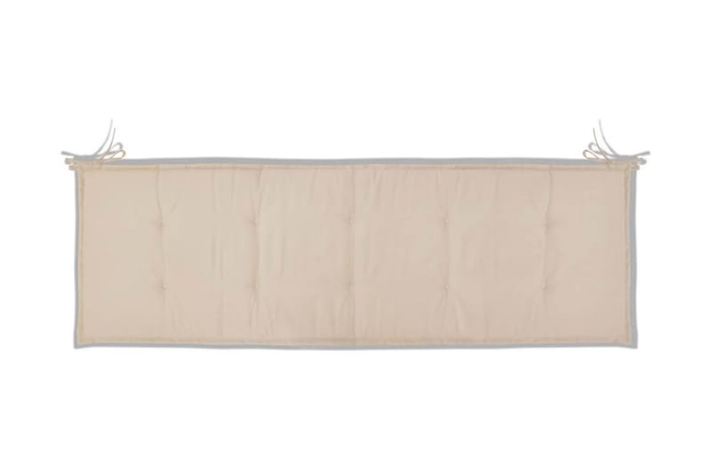 Hynde Til Havebænk Cremefarvet 150 X 50 X 3 Cm - Creme - Havemøbler - Hynder - Hynder til bænk & havesofa