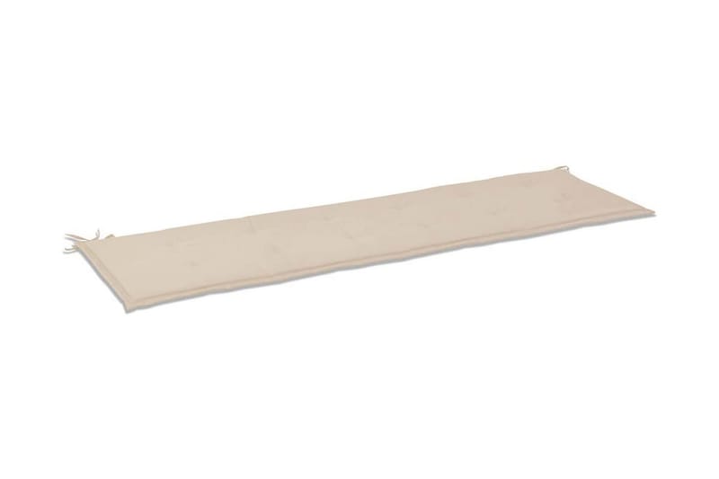 Hynde Til Havebænk Cremefarvet 180 X 50 X 3 Cm - Creme - Havemøbler - Hynder - Hynder til bænk & havesofa