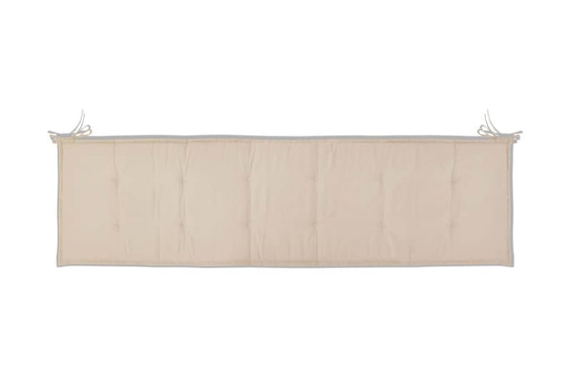 Hynde Til Havebænk Cremefarvet 180 X 50 X 3 Cm - Creme - Havemøbler - Hynder - Hynder til bænk & havesofa