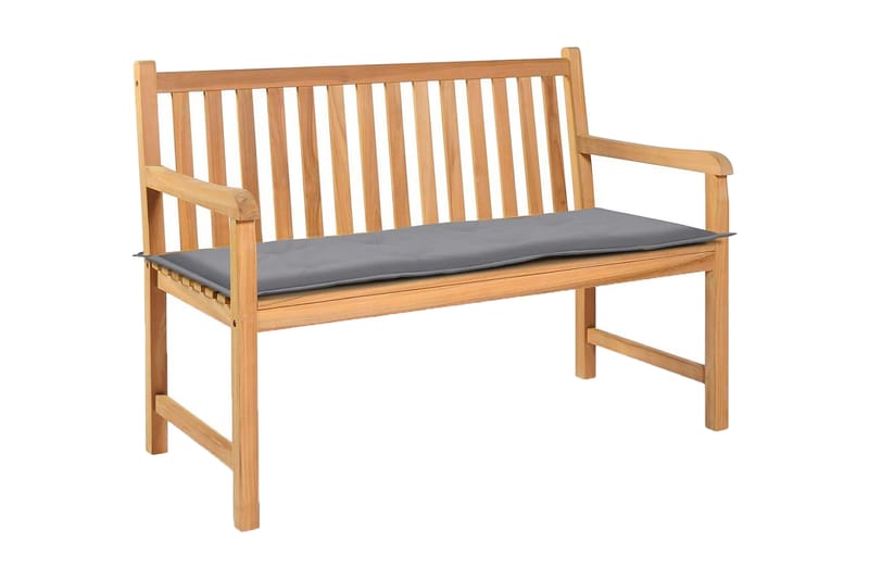 Hynde Til Havebænk Grå 120 X 50 X 3 Cm - Grå - Havemøbler - Hynder - Hynder til bænk & havesofa