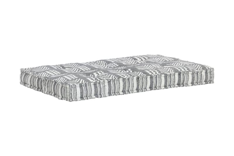 Hynde Til Pallesofa Stof Patchwork Grå - Grå - Havemøbler - Hynder - Hynder til bænk & havesofa