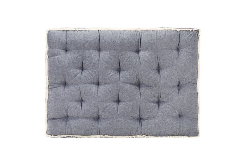 hynde til pallesofa 120x80x10 cm blå - Blå - Havemøbler - Hynder - Hynder til bænk & havesofa