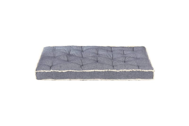 hynde til pallesofa 120x80x10 cm blå - Blå - Havemøbler - Hynder - Hynder til bænk & havesofa