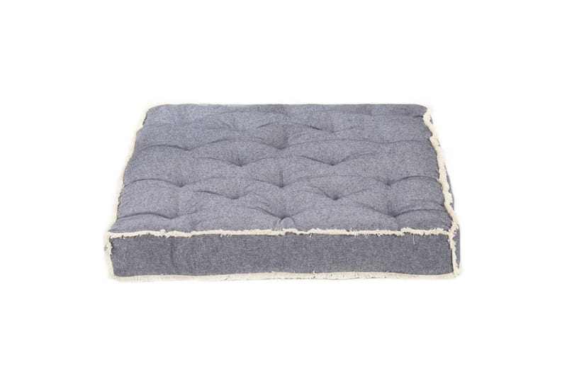 hynde til pallesofa 120x80x10 cm blå - Blå - Havemøbler - Hynder - Hynder til bænk & havesofa