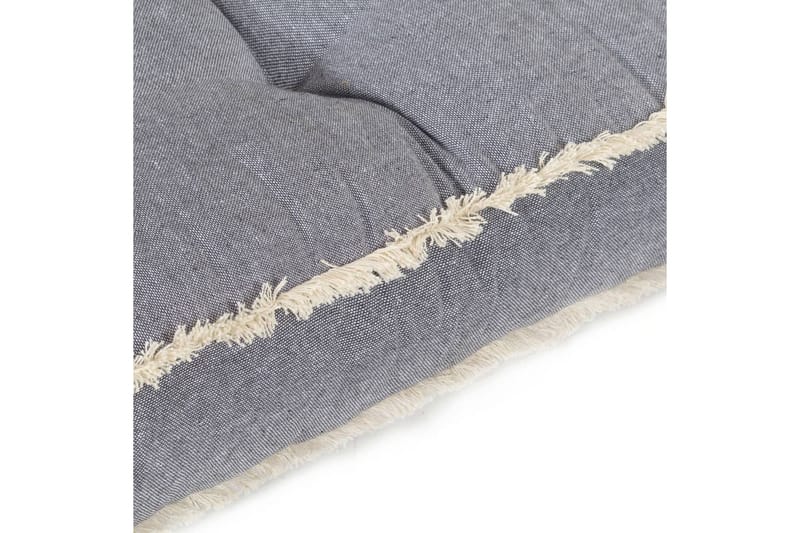 hynde til pallesofa 120x80x10 cm blå - Blå - Havemøbler - Hynder - Hynder til bænk & havesofa