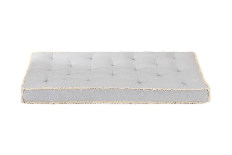 hynde til pallesofa 120x80x10 cm grå - Grå - Hynder til bænk & havesofa