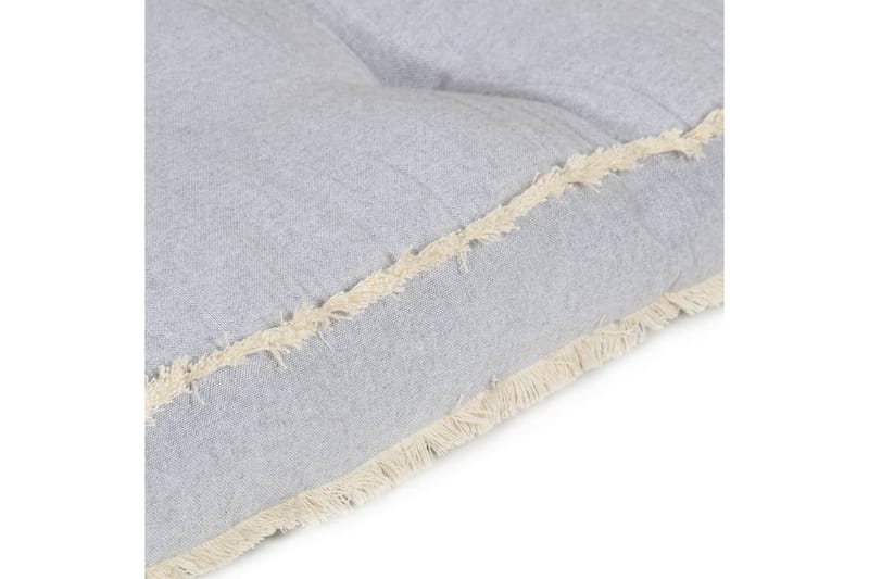 hynde til pallesofa 120x80x10 cm grå - Grå - Havemøbler - Hynder - Hynder til bænk & havesofa