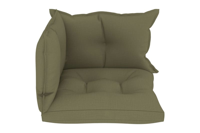 Hynder Til Pallesofa 3 stk. Stof Beige - Beige - Hynder til bænk & havesofa