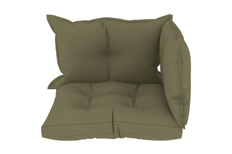 Hynder Til Pallesofa 3 stk. Stof Beige - Beige - Havemøbler - Hynder - Hynder til bænk & havesofa