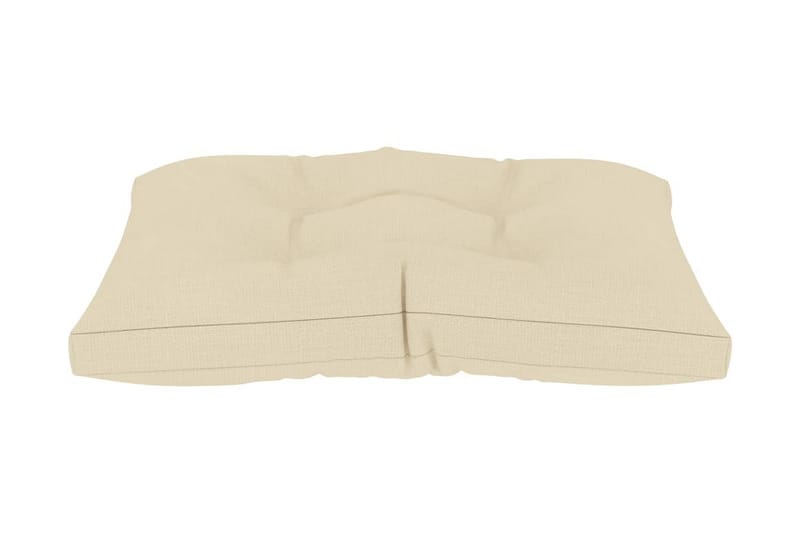 Hynder Til Pallesofa 3 stk. Stof Cremefarvet - Creme - Havemøbler - Hynder - Hynder til bænk & havesofa
