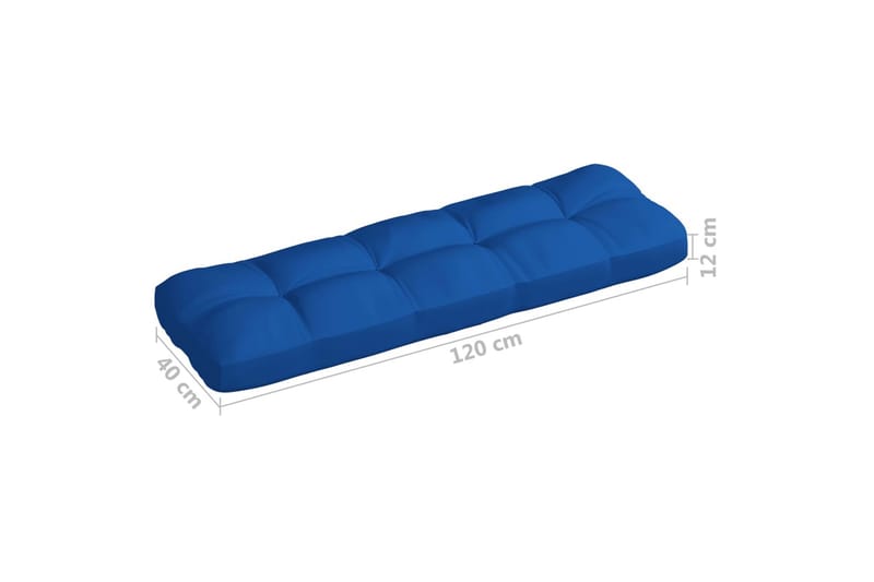 hynder til pallesofa 5 stk. kongeblå - Blå - Havemøbler - Hynder - Hynder til bænk & havesofa