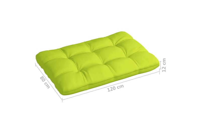 hynder til pallesofa 5 stk. lysegrøn - Grøn - Havemøbler - Hynder - Hynder til bænk & havesofa