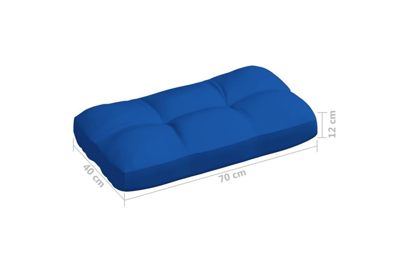 hynder til pallesofa 5 stk. kongeblå - Blå - Havemøbler - Hynder - Hynder til bænk & havesofa