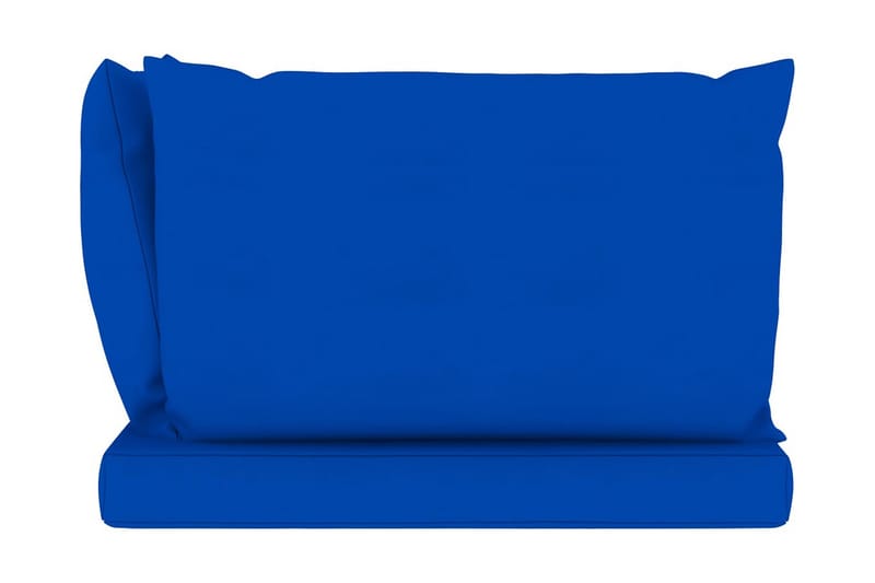 Hynder til pallesofa 3 stk. stof blå - Blå - Hynder til bænk & havesofa