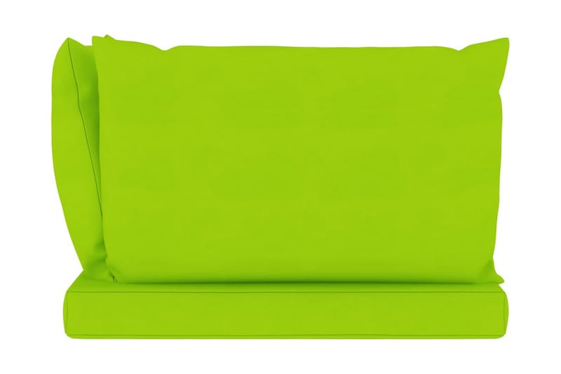 Hynder til pallesofa 3 stk. stof lysegrøn - Grøn - Havemøbler - Hynder - Hynder til bænk & havesofa