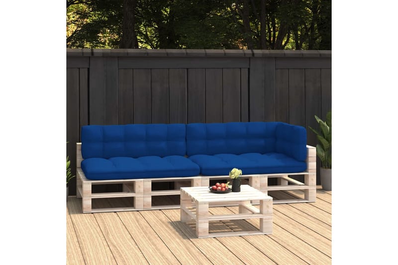 hynder til pallesofa 5 stk. kongeblå - Blå - Havemøbler - Hynder - Hynder til bænk & havesofa