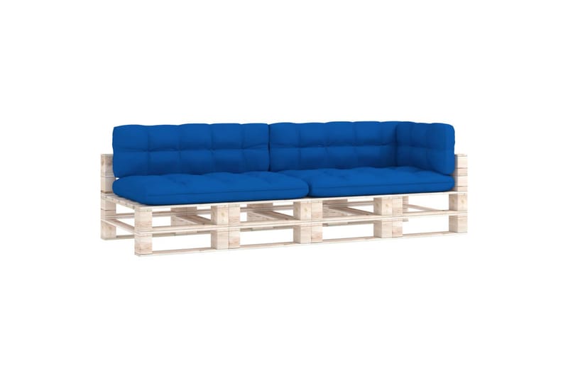 hynder til pallesofa 5 stk. kongeblå - Blå - Havemøbler - Hynder - Hynder til bænk & havesofa