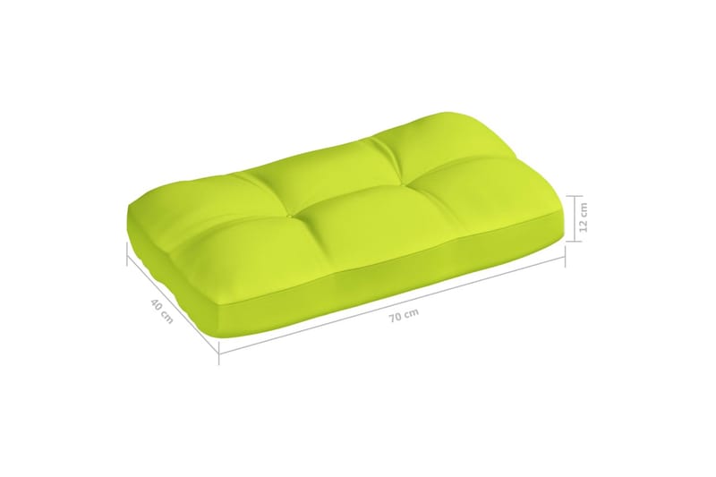 hynder til pallesofa 5 stk. lysegrøn - Grøn - Havemøbler - Hynder - Hynder til bænk & havesofa