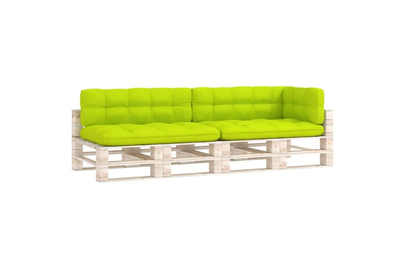 hynder til pallesofa 5 stk. lysegrøn - Grøn - Havemøbler - Hynder - Hynder til bænk & havesofa
