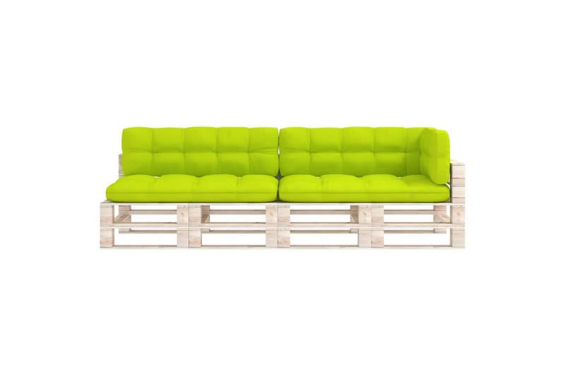 hynder til pallesofa 5 stk. lysegrøn - Grøn - Havemøbler - Hynder - Hynder til bænk & havesofa