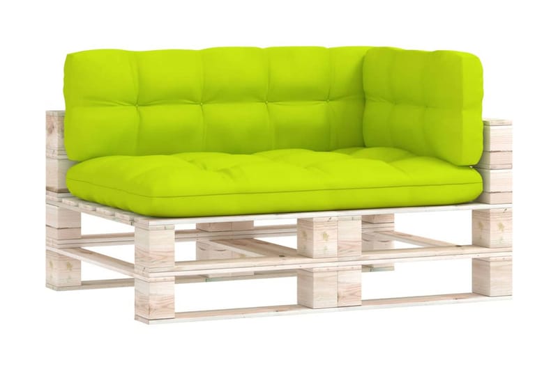 hynder til pallesofa 3 stk. lysegrøn - Grøn - Havemøbler - Hynder - Hynder til bænk & havesofa