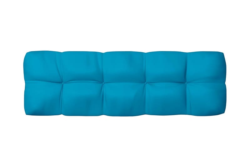 Hynder Til Pallesofa 2 Stk. Stof Blå - Blå - Havemøbler - Hynder - Hynder til bænk & havesofa