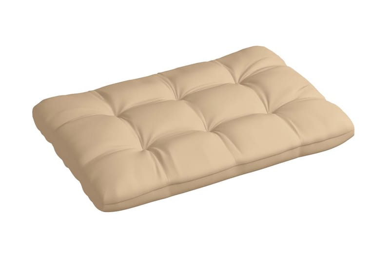 pallehynde 120x80x12 cm stof beige - Beige - Hynder til bænk & havesofa