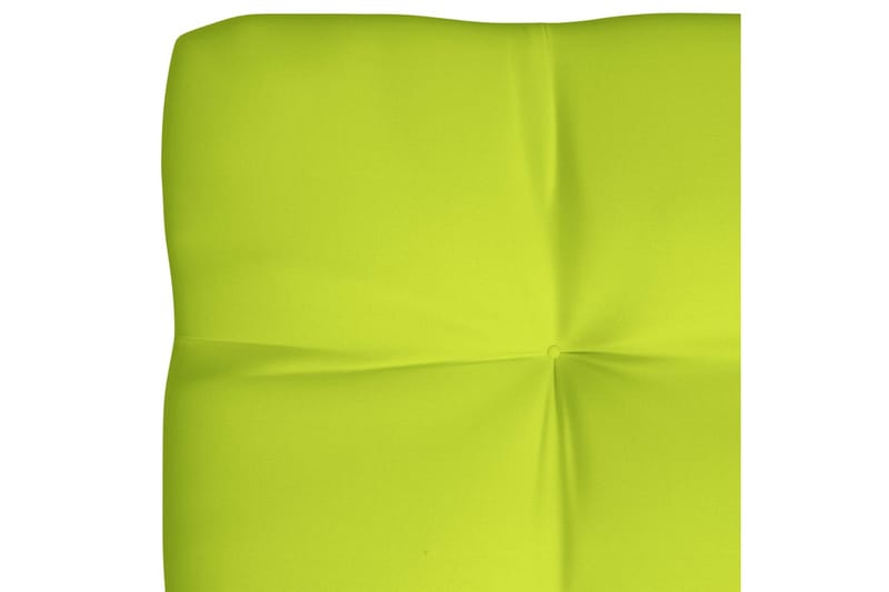 Pallehynde 120x80x12 cm stof lysegrøn - Grøn - Hynder til bænk & havesofa