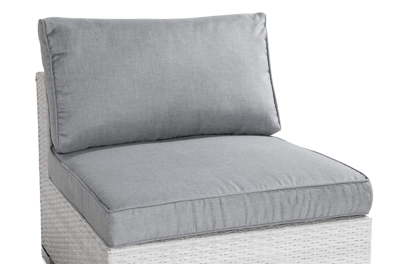 Bahamas Hyndebetræk til Midtermodul - Lysegrå - Havemøbler - Hynder - Hyndebetræk