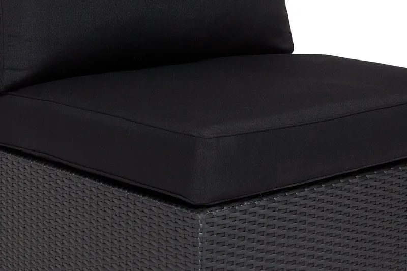 Bahamas Hyndebetræk til Puf/Chaiselong/Bord, Sort