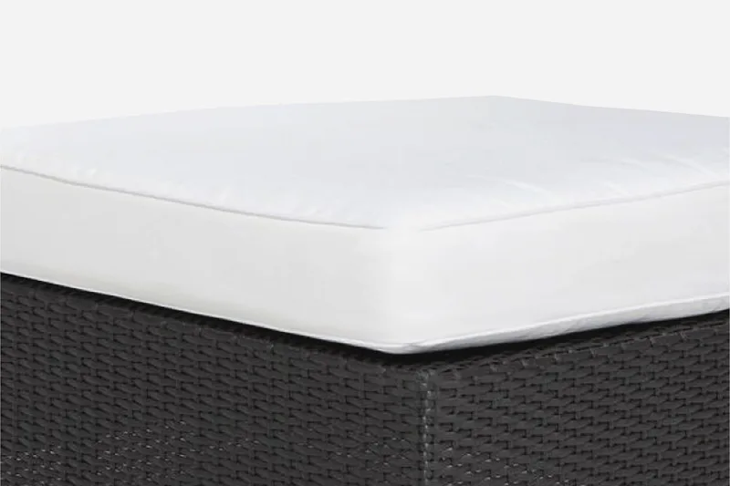 Bahamas Hyndebetræk til Puf/Chaiselong/Bord, Hvid