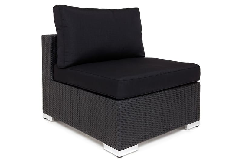 Sæt med betræk Passar 000-02-11 - Sort - Havemøbler - Hynder - Hyndebetræk