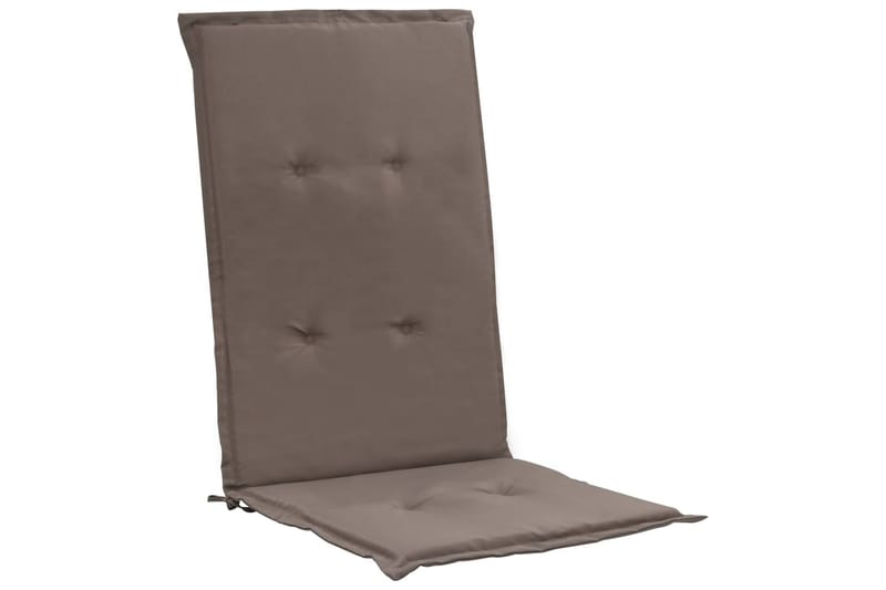 hynde til havestol 2 stk. 120 x 50 x 3 cm gråbrun - Grå - Havemøbler - Hynder - Positionshynder