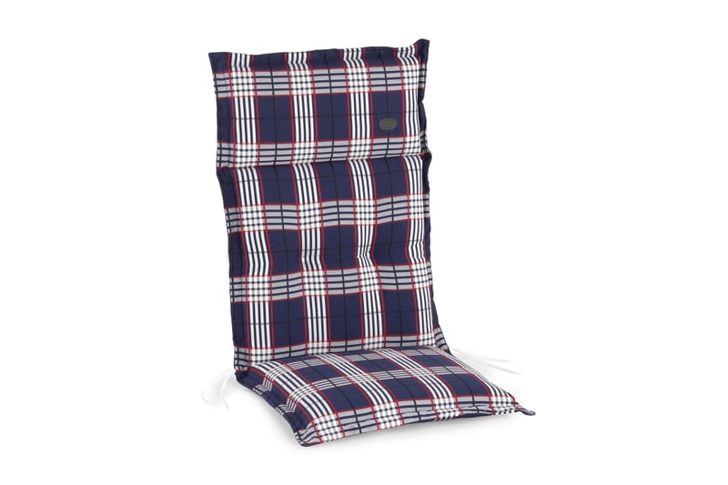 Milano Hynde blå ternet - 5-positionshynde - Havemøbler - Hynder - Positionshynder