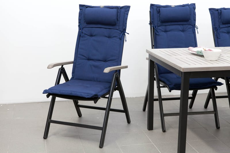 Positionsdyna Canyon med nackkudde Fritab blue - Havemøbler - Hynder - Positionshynder