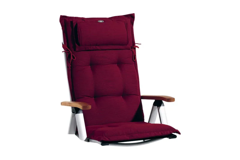 Positionshynde Fritab Positionshynde Canyon med nakkepude Wine red - Havemøbler - Hynder - Positionshynder