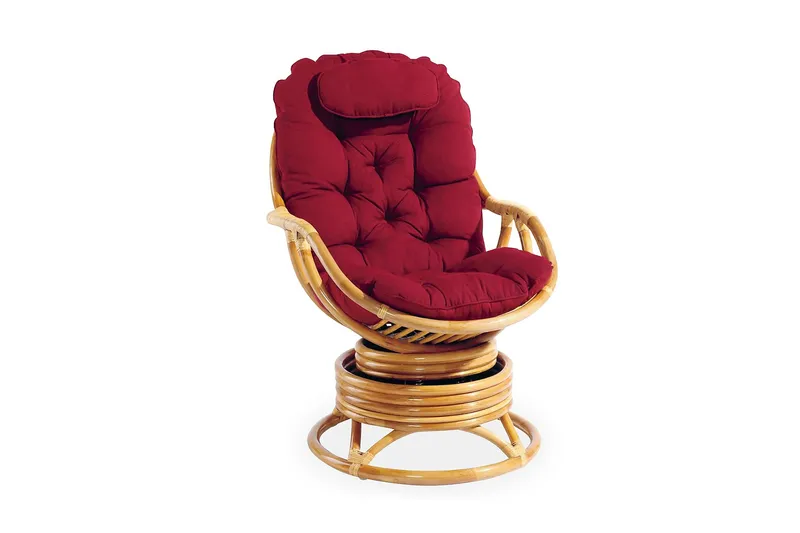 Snurr & gung LYX inkl. nackkudde:Antracitstruktur Fritab Bordeaux - Havemøbler - Hynder - Positionshynder