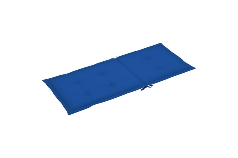 hynder til havestole 2 stk. 120x50x4 cm kongeblå - Blå - Havemøbler - Hynder - Siddehynder