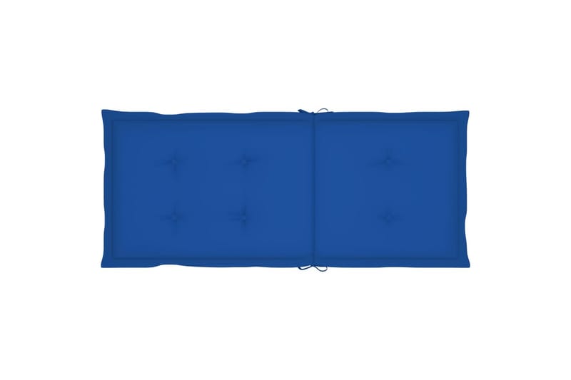 hynder til havestole 2 stk. 120x50x4 cm kongeblå - Blå - Havemøbler - Hynder - Siddehynder