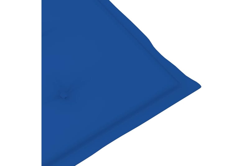 hynder til havestole 2 stk. 120x50x4 cm kongeblå - Blå - Siddehynder