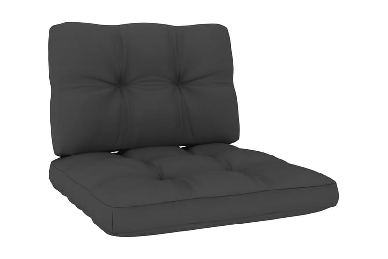 Hynder Til Pallesofa 2 Stk. Antracitgrå - Antracit - Havemøbler - Hynder - Hynder til bænk & havesofa
