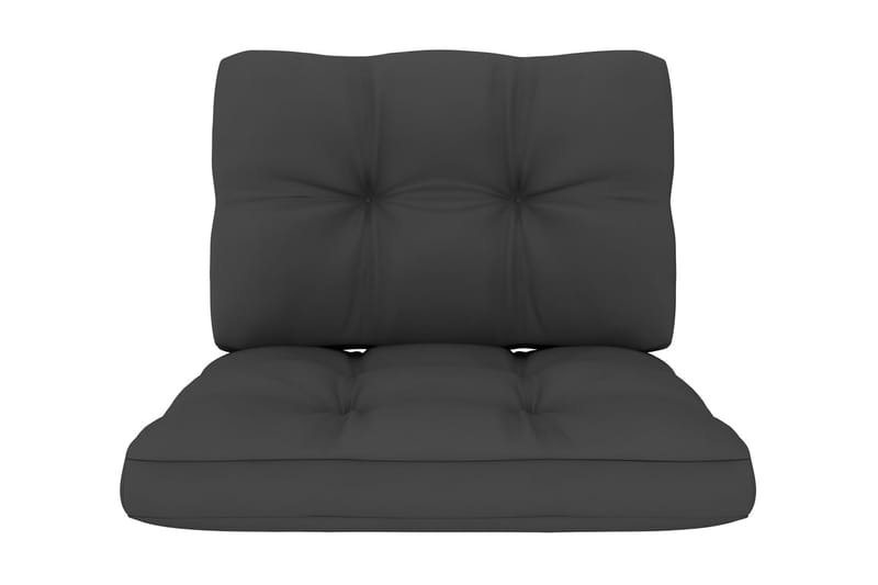 Hynder Til Pallesofa 2 Stk. Antracitgrå - Antracit - Havemøbler - Hynder - Hynder til bænk & havesofa